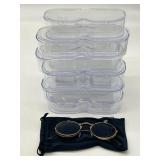 10 PCs Plastic Glasses Organizers, with Steampunk