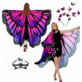 Halloween Butterfly Wings Costume for Womens, Moth