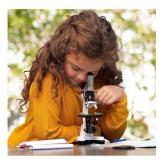 AmScope 120X-1200X 52-pcs Beginner Microscope STEM