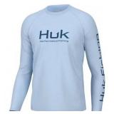Size Medium Huk Pursuit Performance Shirt - Long S