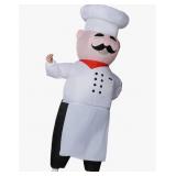 Halloween Inflatable Chef Adult Size Costume, Full