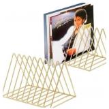 Skywin 2 Pack Triangle Vinyl Record Storage