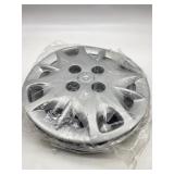 Set of 4 13  Universal Wheel Cover Sliver Bolt On