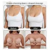MITALOO Adhesive Bra Invisible Sticky Strapless Pu