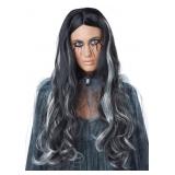 California Costumes, Bloody Mary Wig, Black & Gray