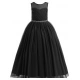 Size 14-16 Flower Girl Wedding Dress Tulle Long A