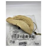 Ittierre S.P.A Beach Staw Cowboy Style Hat Size La