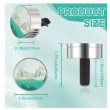 BBTO 2 Pack Car Air Freshener Vent Clips Stainless