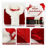 Size 2XL Santa Claus Costume for Men Women Adult -