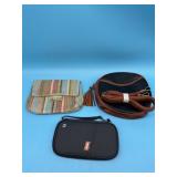 3pc lot of purses / zipper pouch