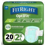 FitRight OptiFit Extra Adult Briefs, Incontinence