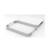 Trebonn Pile 1Pc. X-Large Tray - White