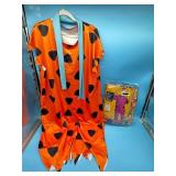 2pc Flintstones costumes - Fred Size Medium and Di