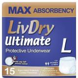 LivDry Large Ultimate Adult Incontinence Underwear