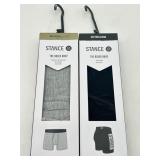 Lot of 2 Size X-Large Stance Boxer Briefs, Gray &
