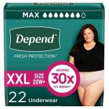 Depend Fresh Protection Adult Diapers, Incontinenc
