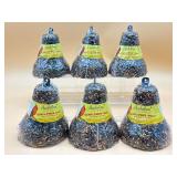 New 6-count sunflower feast wild bird food bells