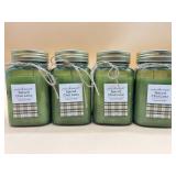 New 4Pcs spiced chai latte candles 12OZ each