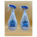 New 2-bottles Pooph pet odor eliminators