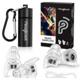 Hearprotek Concert Ear Plugs, 2Pairs Reusable high