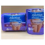New Always Discreet XXL women s underwear