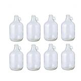 Fastrack 8-Pack 1 Gallon Glass Jug (128 oz) w/ 8 W