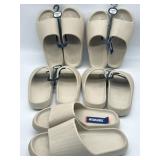Lot of 5 Mission Ridge Men s Tan Slides, Size 10/1