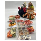 Large Lot of Fall Decor, Includes Variety of Pumpk