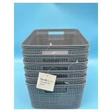 4pc Freshstart Laundry Bin Small Grey