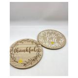 Lot Of 2 Fall Decor Lazy Susan