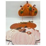 Lot of 10 Pumpkin Yard Decor for Garden, Variety o