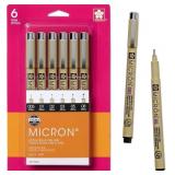 SAKURA Pigma Micron Fineliner Pens - Archival Blac