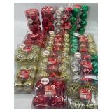Huge Lot of Variety of Shatter-Proof Christmas Orn