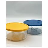 Lot of 2 Dolly Parton 60.2 Oz Glass Food Storage f