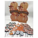 Huge Lot of Fall/Autumn Themed Yard Decor