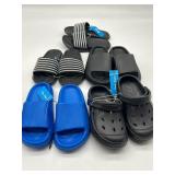 Lot of 5 Boys  Size 11/12 Slides for Summertime, V