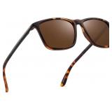 JIM HALO Polarized Driving Sunglasses Retro Square