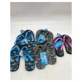 Lot Of Kids Flip Flops Size 13/1