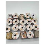 Huge Lot of 20 Decorative Ribbon!! Summer & Fall D
