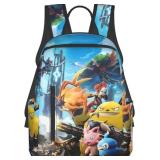 Game Backpack Cartoon Printed Backpack Casual Trav