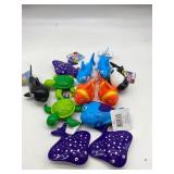 Lot Of 12 Wind Up Water Toys