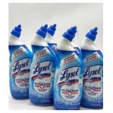 Lot of 6 Lysol Toilet Bowl Cleaner Gel, Ocean Fres