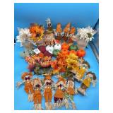 Large Lot of items for Fall harvest decoration- pu