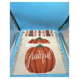 Lot of 4 Fall Seasonal woven rugs