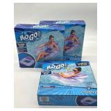 Lot of 3 H20 Go! Inflatable Lounge Chairs for Pool