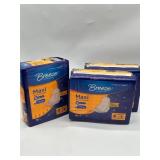 Lot of 3 Breeze Maxi Pads, Size 4 Overnight, 36 ct