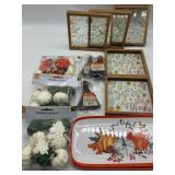 Large Lot of Fall Decor!! Includes Tabletop Decor,