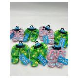 Large Lot of Toddler Flip Flops!! 2 Different Desi