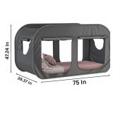 Skywin TidyFriend Twin Bed Tent, Pop-Up Privacy Ca