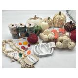 Large Lot of Pumpkin Fall Decor!! Includes Variety